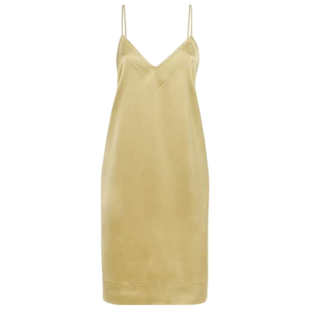 Toteme Satin Green Slip Dress Size 34 - Picture 1 of 4